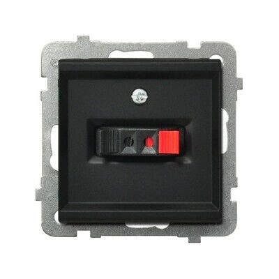 Ospel GG-1R/m/33 Schwarzes Lautsprechersockel - Steckdose Ospel GG-1R/m/33 Schwarzes Lautsprechersockel - Steckdose