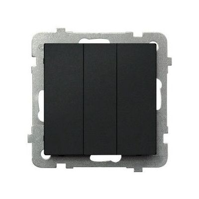 Ospel ŁP-13R/m/33 - Interruttore a 3 poli - Nero Ospel ŁP-13R/m/33 - Interruttore a 3 poli - Nero
