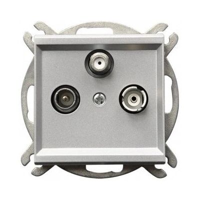 Ospel GPA-RS/m/38 Steckdose - TV, Radio & Satellit - Silber Ospel GPA-RS/m/38 Steckdose - TV, Radio & Satellit - Silber