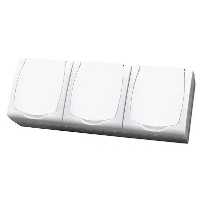 Ospel GNH-3NZ/00/w Weiß Steckdose - Steckdose Ospel GNH-3NZ/00/w Weiß Steckdose - Steckdose