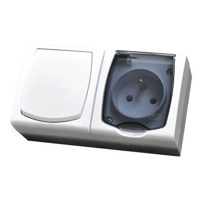Ospel ZH-NŁ1G/00/d - Schalter und Taster - Weiß Ospel ZH-NŁ1G/00/d - Schalter und Taster - Weiß