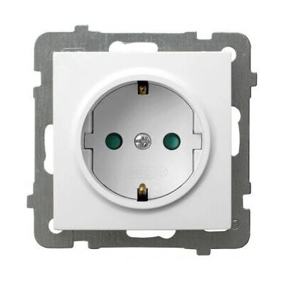 Ospel GP-1GSP/m/00 Weiß Steckdose - socket-outlet Ospel GP-1GSP/m/00 Weiß Steckdose - socket-outlet