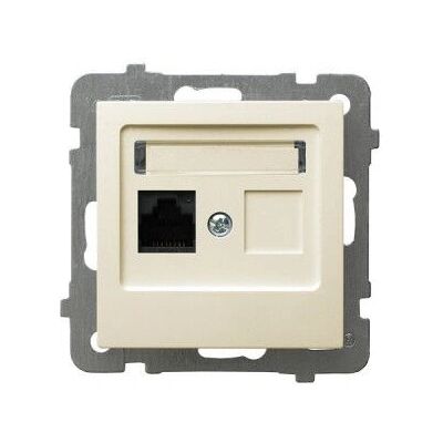 Ospel GPK-1G/K/m/27 - Prise de données & SAT - Beige Ospel GPK-1G/K/m/27 - Prise de données & SAT - Beige