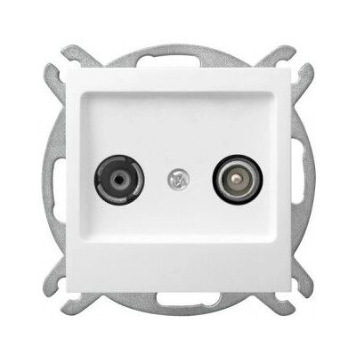 Ospel GPA-10GPZ/m/00 Prise blanche - Socket Outlet Ospel GPA-10GPZ/m/00 Prise blanche - Socket Outlet