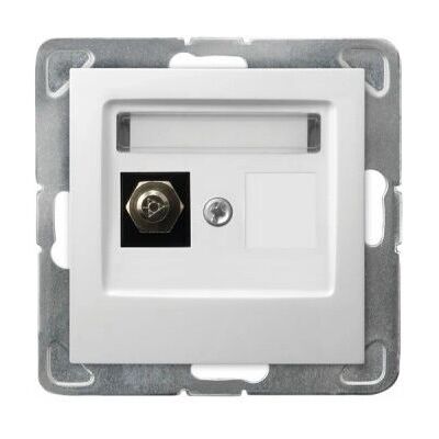 Ospel GPE-1Y/m/00 Steckdose - Weiß Ospel GPE-1Y/m/00 Steckdose - Weiß