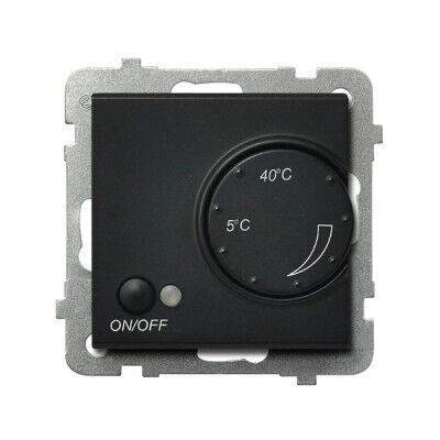 Ospel RTP-1RN/m/33 Schwarz - Thermostatregler Ospel RTP-1RN/m/33 Schwarz - Thermostatregler