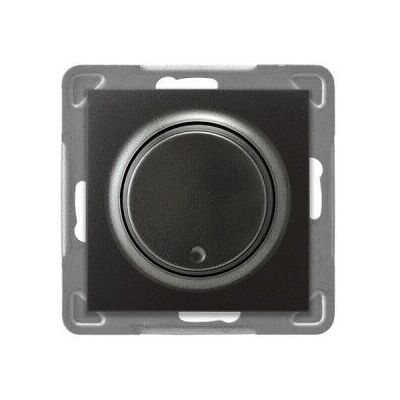 Ospel ŁP-8Y/m/50 - Dimmer y interruptor - Control rotatorio y de botón pulsador - Adecuado para bombillas y halógenos - Rango de potencia 40-400W Ospel ŁP-8Y/m/50 - Dimmer y interruptor - Control rotatorio y de botón pulsador - Adecuado para bombillas y halógenos - Rango de potencia 40-400W