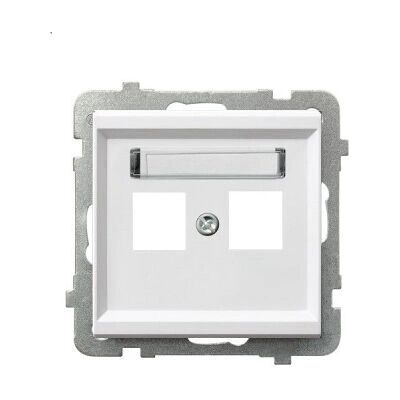 Ospel GPK-2R/p/00 Steckdose Weiß Ospel GPK-2R/p/00 Steckdose Weiß
