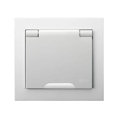 Ospel GPH-1WZ/00/w Weiße Steckdose - socket-outlet Ospel GPH-1WZ/00/w Weiße Steckdose - socket-outlet
