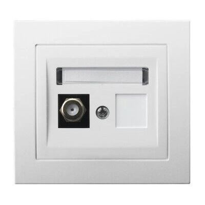 Ospel GPA-1WF/00 weiße Steckdose - Steckdose Ospel GPA-1WF/00 weiße Steckdose - Steckdose