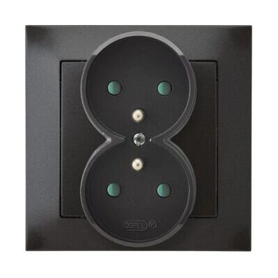 Ospel GP-2YZP/50 Doppelsteckdose - Steckdose Ospel GP-2YZP/50 Doppelsteckdose - Steckdose