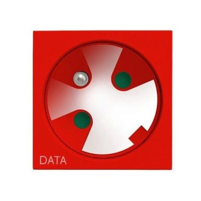 Ospel GK-1ZK/22 Rote Steckdose - socket-outlet Ospel GK-1ZK/22 Rote Steckdose - socket-outlet