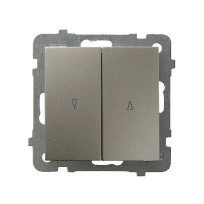 Ospel ŁP-7G/m/45 Satinierter Stahl - Schalter Ospel ŁP-7G/m/45 Satinierter Stahl - Schalter