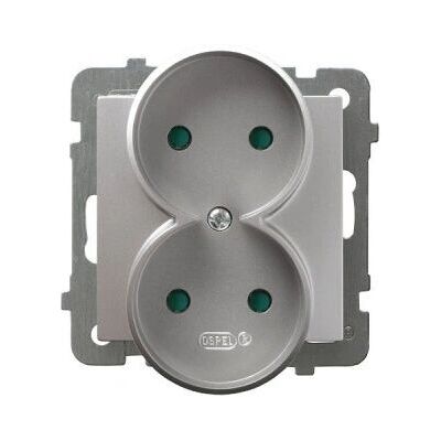 Ospel GP-2GRP/m/18 Steckdose - socket outlet Ospel GP-2GRP/m/18 Steckdose - socket outlet