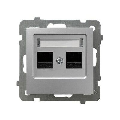 Ospel GPK-2G/K/m/18 Enchufe doble RJ45 Categoría 5e Ospel GPK-2G/K/m/18 Enchufe doble RJ45 Categoría 5e