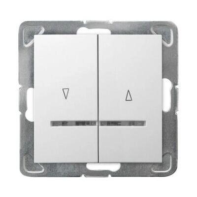 Ospel ŁP-7YBS/m/00 Weiß - Schalter/Stecker Ospel ŁP-7YBS/m/00 Weiß - Schalter/Stecker