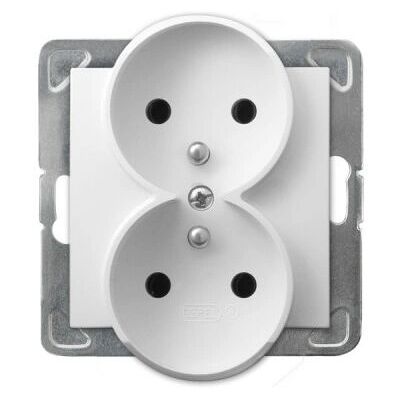 Ospel Steckdose GP-2YRAZ/m/00 - Weiß Ospel Steckdose GP-2YRAZ/m/00 - Weiß