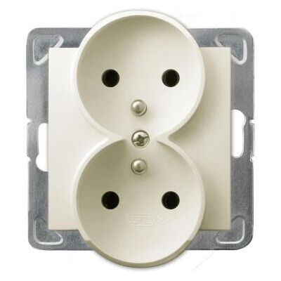 Ospel GP-2YRAZ/m/27 Steckdose - IP20, 16A Ospel GP-2YRAZ/m/27 Steckdose - IP20, 16A
