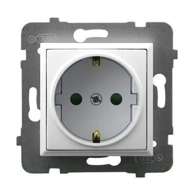 Ospel GP-1USP/m/00 Weiße Steckdose - socket-outlet Ospel GP-1USP/m/00 Weiße Steckdose - socket-outlet