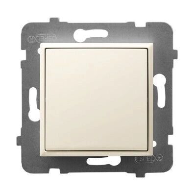 Ospel ŁP-1U/m/27 - Schalter + Taster - Beige - Elektrischer Schalter Ospel ŁP-1U/m/27 - Schalter + Taster - Beige - Elektrischer Schalter
