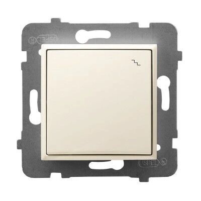Ospel ŁP-3U/m/27 - Schalter + Steckdose - Elektrischer Schalter Ospel ŁP-3U/m/27 - Schalter + Steckdose - Elektrischer Schalter