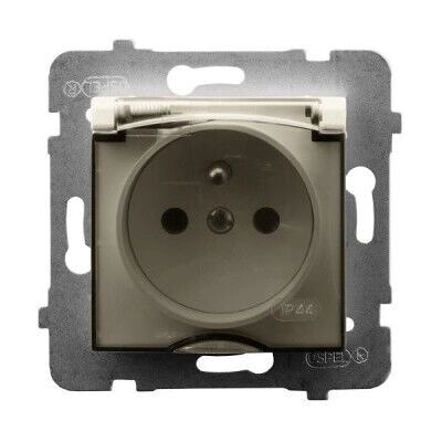 Ospel GPH-1UZ/m/27/d - Steckdose IP44 Spritzwasserschutz Ospel GPH-1UZ/m/27/d - Steckdose IP44 Spritzwasserschutz