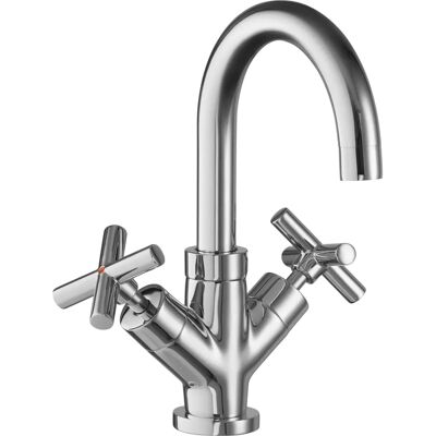 Omnires C301 Modernes Chrom-Armatur - 24,6 cm Hoch, Keramikkopf Omnires C301 Modernes Chrom-Armatur - 24,6 cm Hoch, Keramikkopf
