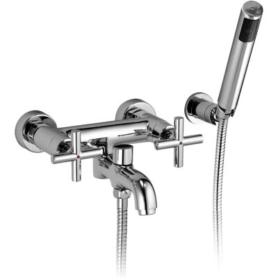 Robinet de salle de bain Omnires Modern C304 CR Fixation murale - Chrome - Cartouche en céramique - Publicité Robinet de salle de bain Omnires Modern C304 CR Fixation murale - Chrome - Cartouche en céramique - Publicité
