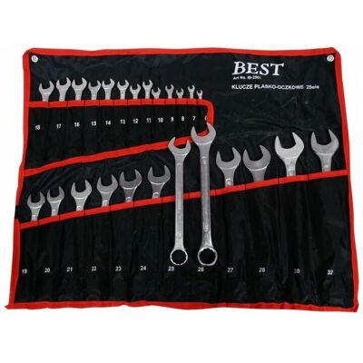 Silver - Ring-Maulschlüssel 6-32 mm - Ring spanner set Silver - Ring-Maulschlüssel 6-32 mm - Ring spanner set