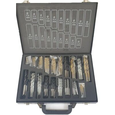 Silver Bohrereinsatz - Bohrerset - 160 stk - 1-10mm Silver Bohrereinsatz - Bohrerset - 160 stk - 1-10mm