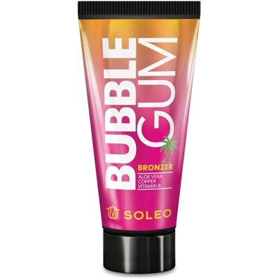 Soleo Bubble Gum Bronzer avec un accélérateur de 150ml - Publicité Soleo Bubble Gum Bronzer avec un accélérateur de 150ml - Publicité