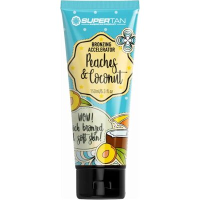SuperTan Brzoskwinia i Kokos Krem Bronzer z Aloë Vera - Balsam do opalania SuperTan Brzoskwinia i Kokos Krem Bronzer z Aloë Vera - Balsam do opalania