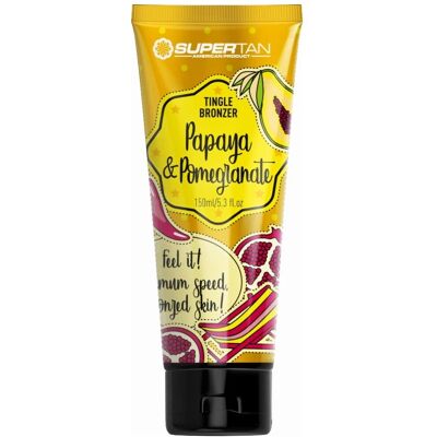 Bronzer Papaya i Granat z efektem Tingle od SuperTan Bronzer Papaya i Granat z efektem Tingle od SuperTan