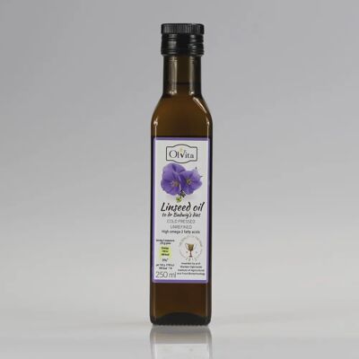 OLVITA Budwig Leinöl - Roh, kaltgepresst - 250ml OLVITA Budwig Leinöl - Roh, kaltgepresst - 250ml