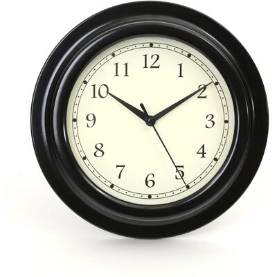 Platinet PZAU Wanduhr - Quarzglocke - Schwarz Platinet PZAU Wanduhr - Quarzglocke - Schwarz