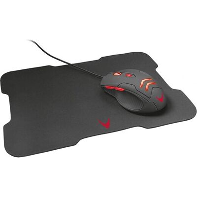 Omega VSETMPX4 Beidhändige Gaming-Maus mit 3200 DPI - Maus & Matte Omega VSETMPX4 Beidhändige Gaming-Maus mit 3200 DPI - Maus & Matte