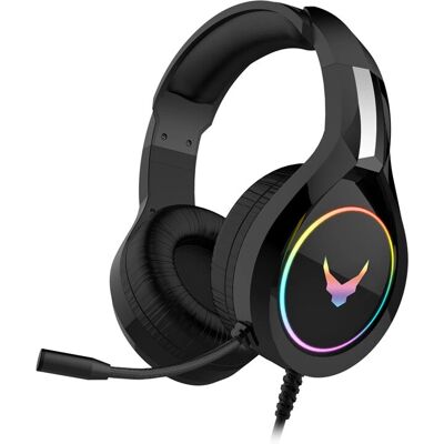 Omega VH6060B Kabel Gaming-Kopfhörer - Schwarz, Metall Omega VH6060B Kabel Gaming-Kopfhörer - Schwarz, Metall