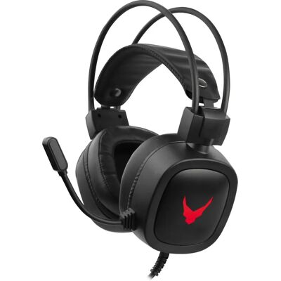 Varr VH6020B Kabelgebunden Gaming-Headset - Over-Ear, LED, Schwarz & Rot - Kopfhörer Varr VH6020B Kabelgebunden Gaming-Headset - Over-Ear, LED, Schwarz & Rot - Kopfhörer