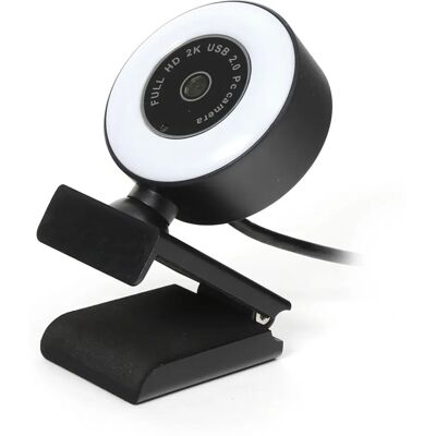 Platinet PCWC2KAF 2K Webcam - Autofokus, Mikrofon, LED-Licht Platinet PCWC2KAF 2K Webcam - Autofokus, Mikrofon, LED-Licht