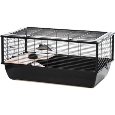 INTER-ZOO G306ACTB Svart Trä Metall Plast Gömme - Hamster INTER-ZOO G306ACTB Svart Trä Metall Plast Gömme - Hamster