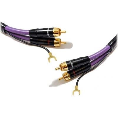 Melodika Rca (Cinch) X2 - fioletowy - 1 m kabel Melodika Rca (Cinch) X2 - fioletowy - 1 m kabel