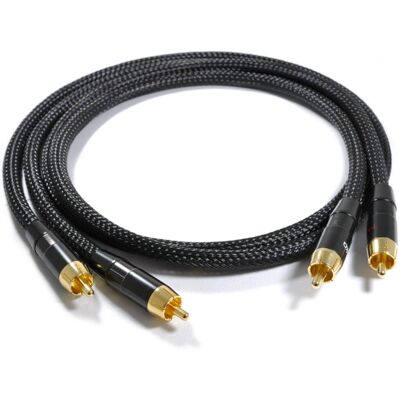 Kabel RCA Melodiya - 3m Czarny - Kabel audio Kabel RCA Melodiya - 3m Czarny - Kabel audio
