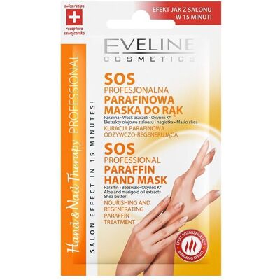 Eveline Cosmetics Hand & Nail Therapy - Masque professionnel SOS à la paraffine pour mains Eveline Cosmetics Hand & Nail Therapy - Masque professionnel SOS à la paraffine pour mains