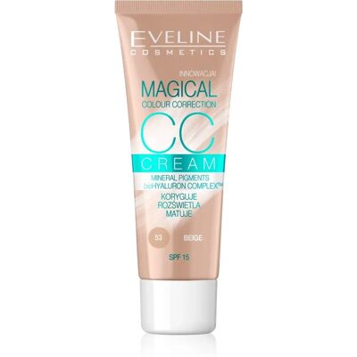 Eveline Beige Correction CC Crème SPF 15 - Maquillage Visage - Publicité Eveline Beige Correction CC Crème SPF 15 - Maquillage Visage - Publicité