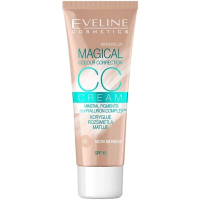 Eveline Cosmetics Mittelbeige CC Creme SPF 15 - CC Creme Eveline Cosmetics Mittelbeige CC Creme SPF 15 - CC Creme