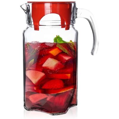 Orion Universal Glass Jug with Lid and Spout - Glass Jug Orion Universal Glass Jug with Lid and Spout - Glass Jug