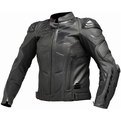Chaqueta de cuero para moto SPYKE ARAGON EVO - Hombre Talla 50 Chaqueta de cuero para moto SPYKE ARAGON EVO - Hombre Talla 50
