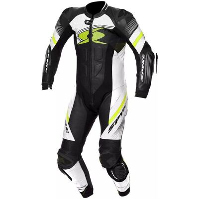 Tuta da corsa in pelle di bufalo Spyke - Abbigliamento moto Tuta da corsa in pelle di bufalo Spyke - Abbigliamento moto