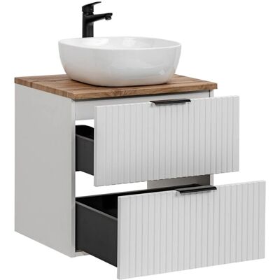 Petits-Meubles Biały wiszący mebel łazienkowy - 60 cm Petits-Meubles Biały wiszący mebel łazienkowy - 60 cm