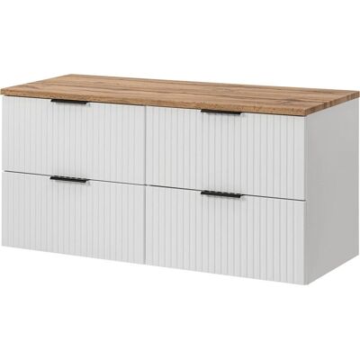 Zestaw łazienkowy Petits-Meubles biały - 120cm Zestaw łazienkowy Petits-Meubles biały - 120cm